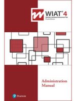 Wechsler Individual Achievement Test: Fourth Ed (WIAT-4)
